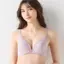夢みるブラ(R)DeepV ブラ＆ショーツセット デイジーレース【一部カラーSALE】, パープル, model image number 0