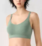 スロギー フリー オールラウンド ハーフトップ【一部カラーSALE】, グリーン, model image number 0