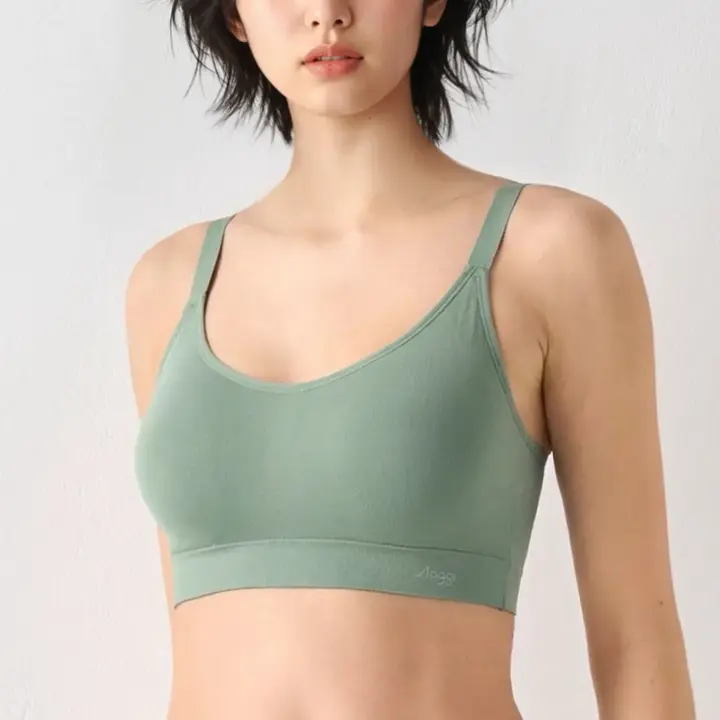 スロギー フリー オールラウンド ハーフトップ, グリーン, model image number 0
