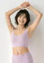 【WEB限定】綿混タイプ(スロギーG028)　カップ付きハーフトップ