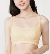 【SALE】ナイトブラ レーシィ5230 ハーフトップ, ホワイト, model image number 0