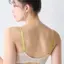 チャーミングラマーノンワイヤー ブラジャー リーフフロー, ホワイト, model image number 2