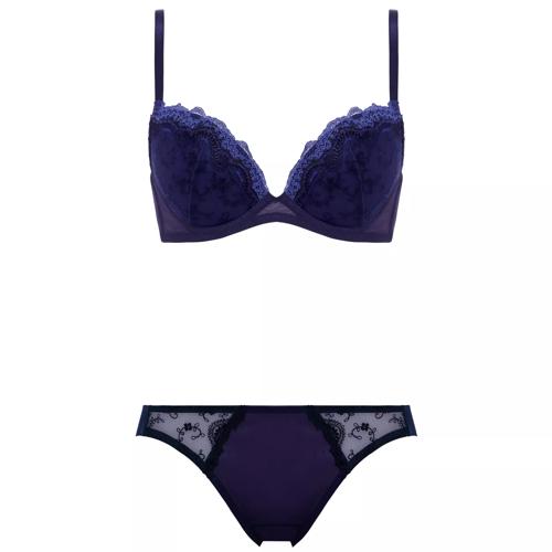 デイリーAMOSTYLE 寄せブラ ブラ＆ショーツセット(ロココフィール)【WEB・一部店舗限定】, ブルー, product image number 1