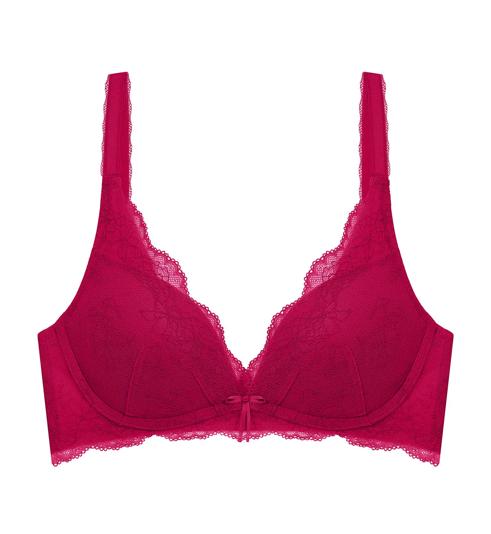 Triumph Tri-Air Lite Luna เสื้อชั้นในไม่มีโครง ดันทรง แบบดีฟวี - Rosso masai - สินค้าใหม่