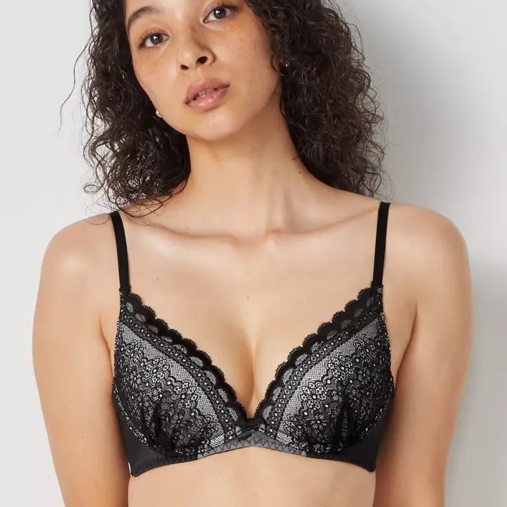 夢みるブラ(R) ノンワイヤー ブラ＆ショーツセット デイジーシャワー【一部カラーSALE】, , model image number 12