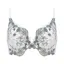 【SALE】DeepV ブラジャー(パッドなし) グレースフルフラワー, ホワイト, product image number 0