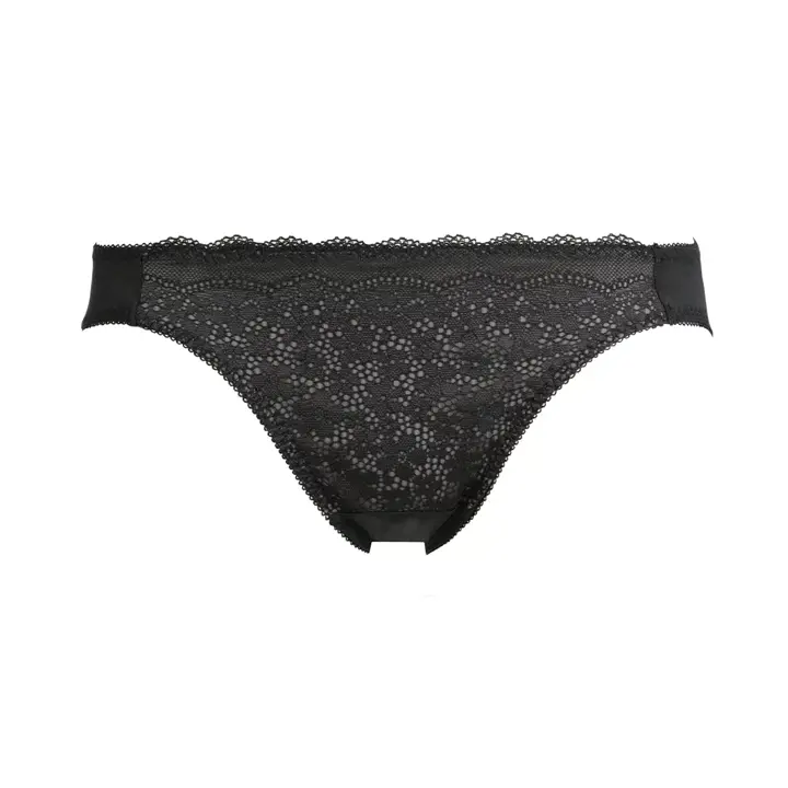 レギュラーショーツ デイジーレース【一部カラーSALE】, ブラック, product image number 0