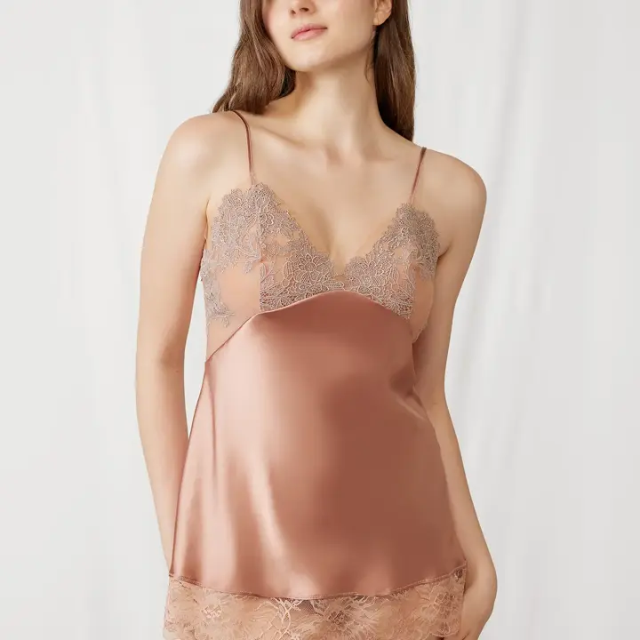 フロラーレ リュクス5010 キャミソール【一部カラーSALE】, ブラウン, model image number 0