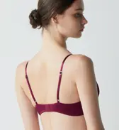 エス バイ スロギー シャイン ノンワイヤーブラ, レッド, model image number 2