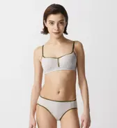 エス バイ スロギー センシュアル ノンワイヤーブラ, グレー, model image number 1