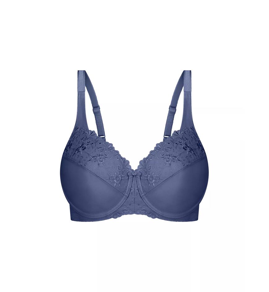 Triumph EMBROIDERED MINIMISER BRA - Indigo blue - Minimiser