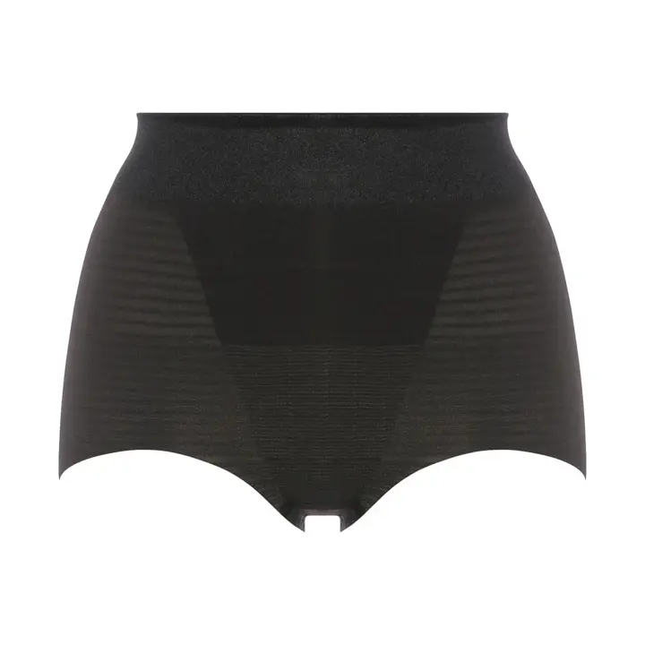おなかサポート美ラインシェイパー ショートガードル, ブラック, product image number 0