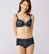 【SALE】天使のブラ 魔法のハリ感626 ボーイズレングス, ブラック, model image number 1