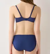 【WEB限定】美胸フィットブラ アザレア レギュラーショーツ, ブルー, model image number 2