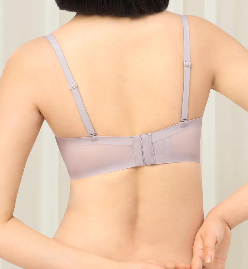 Triumph Invisible Inside-Out Non-Wired Detachable Push Up Bra - Warm stone - Strapless\/Convertible Bra