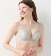 天使のブラ スリムライン632 ブラジャー【一部カラーSALE】, グレー, model image number 0