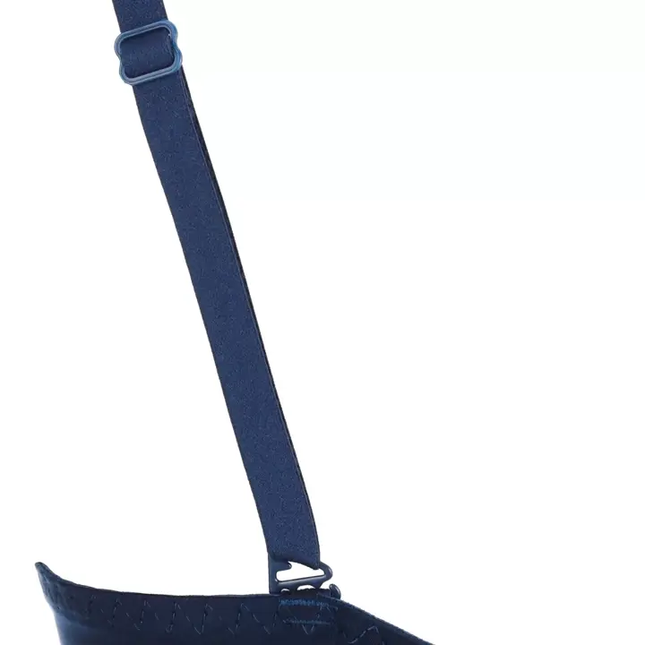 夢みるブラ(R) ノンワイヤー ブラ＆ショーツセット デイジーシャワー【一部カラーSALE】, ブルー, product image number 4