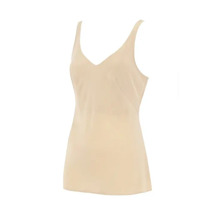 シンプルランジェリー5460 ラウンドキャミソール, ベージュ, product image number 2