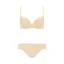 夢みるブラ(R) ライト ブラ＆ショーツセット ドリームデイリリー【一部カラーSALE】, ベージュ, product image number 1