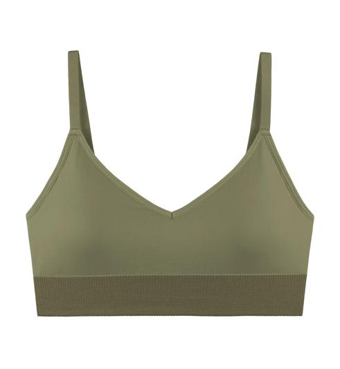 Triumph SLOGGI EVER INFUSED ALOE BRALETTE - Martini olive - Non-wired Bra