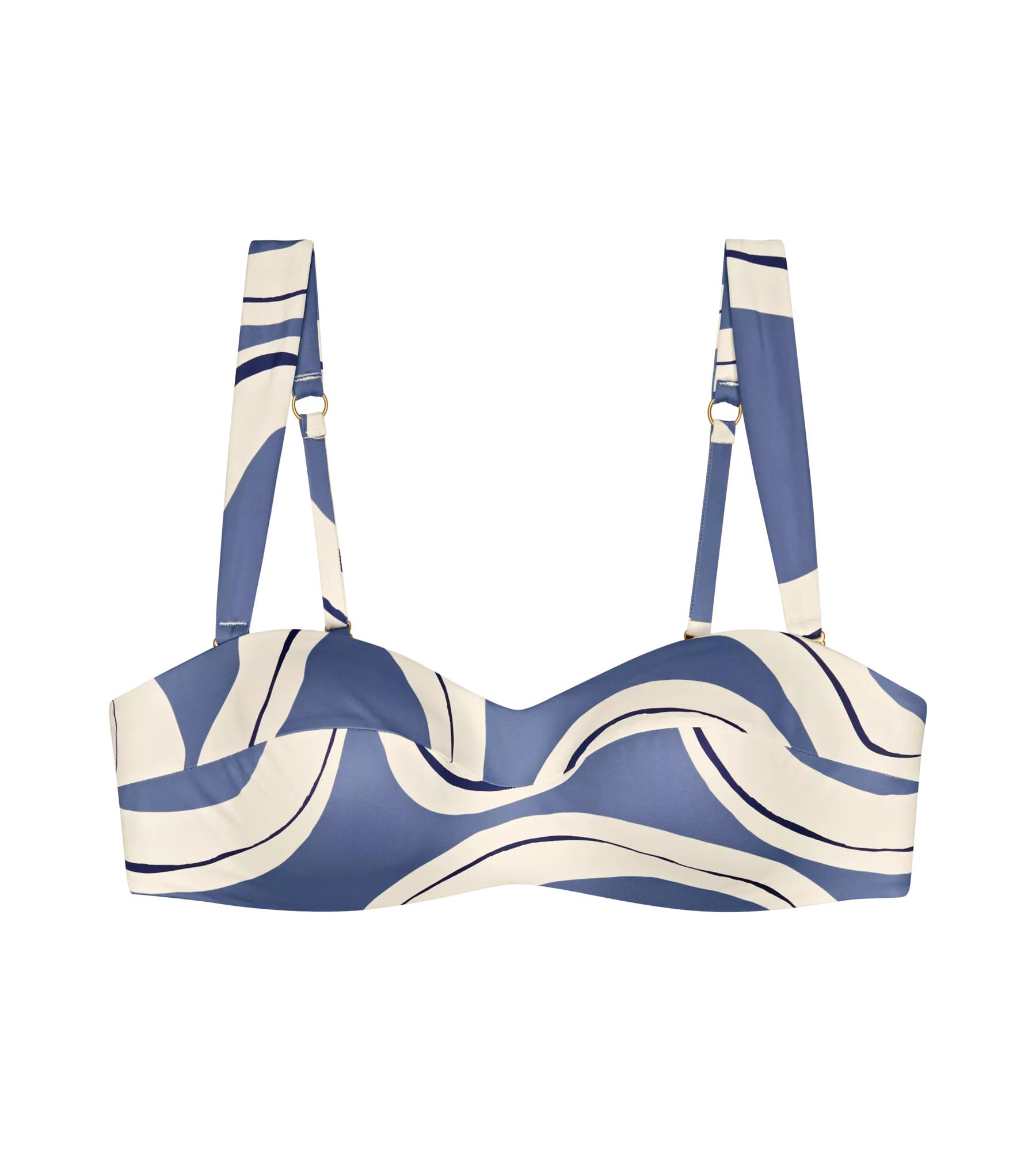 Triumph - Bikini Top gefüttert mit abnehmbaren Trägern - Blue 38C - Summer Allure - Bademode für Frauen