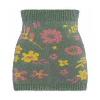 【SALE】スロギー “ほっ”とあったか(ニット柄) ハラマキ, グリーン, product image number 0