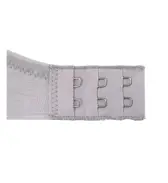 【SALE】エントリーコレクション 3/4カップブラ 背中すっきりブラ＆ショーツセット トウィンクルフラワー, グレー, product image number 3