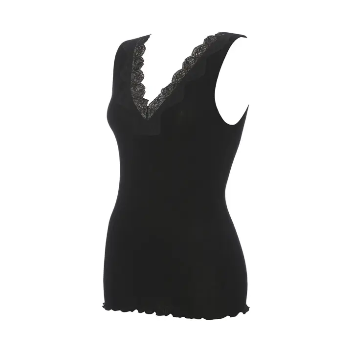 タンクトップ 保湿インナー, ブラック, product image number 3