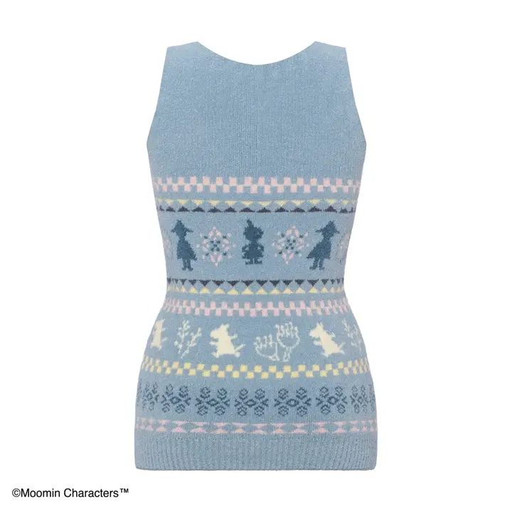 スロギーG073 ムーミン インナートップ, ブルー, product image number 1