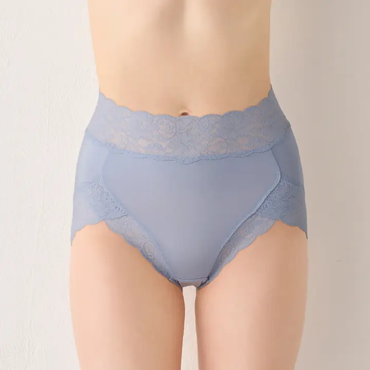 SO SOFT7230 はきこみ深めショーツ, ブルー, model image number 0