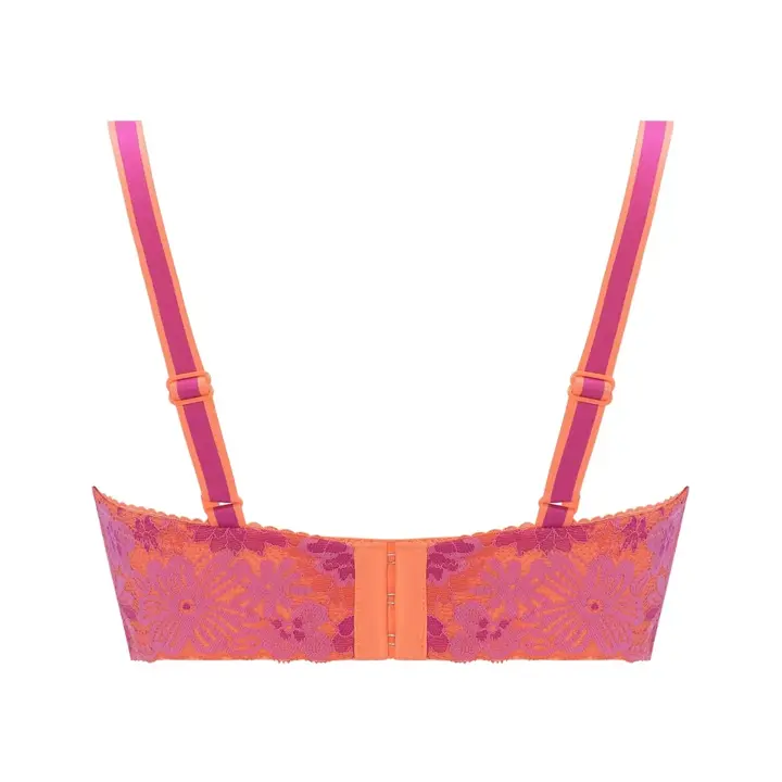 【SALE】チャーミングラマー(R)(ラージ) ブラジャー(パッドなし) レトロポップ, オレンジ, product image number 1