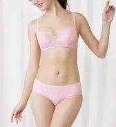 【SALE】コンフォートワイヤーブラ604  コンフォートワイヤー ブラジャー, ピンク, model image number 1