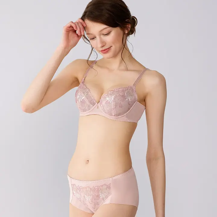 【SALE】ブラCOOL627 ブラジャー, ピンク, model image number 3