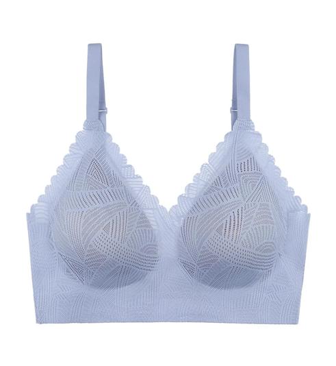 Triumph New Zero In Lace Push-Up Bra - Lavender blue - Non-wired Bra