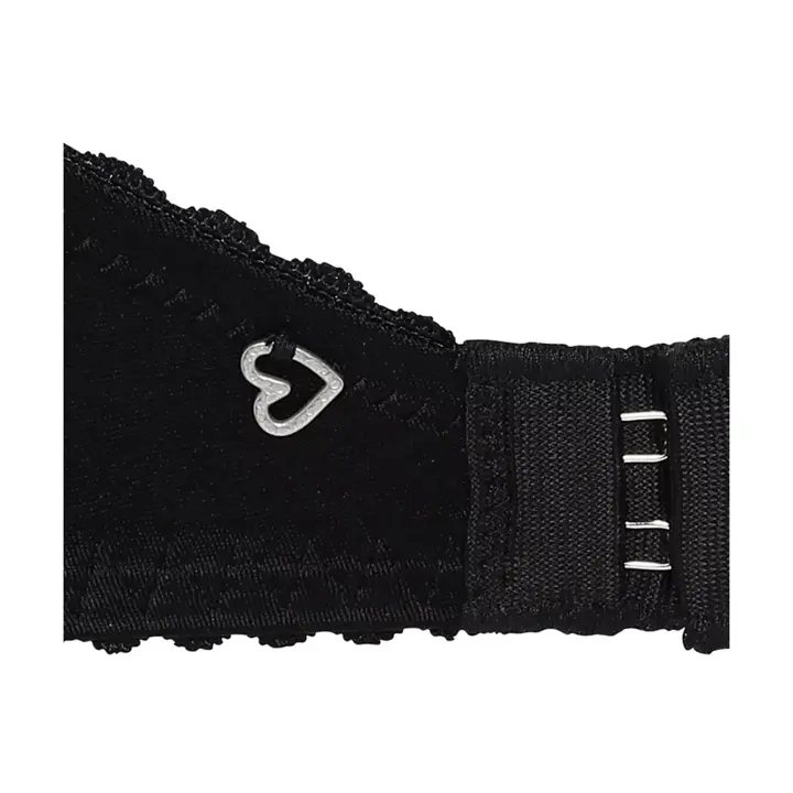 【SALE】夢みるブラ(R) DeepV シャインオブクリスタル, ブラック, product image number 1