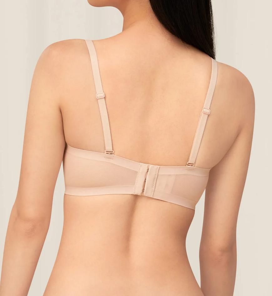 Triumph Invisible Inside-Out Non-Wired Detachable Push Up Bra - Natural skin - Strapless\/Convertible Bra