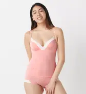 スロギー ワオ エンブレイス カップ付きキャミソール【一部カラーSALE】, , model image number 3