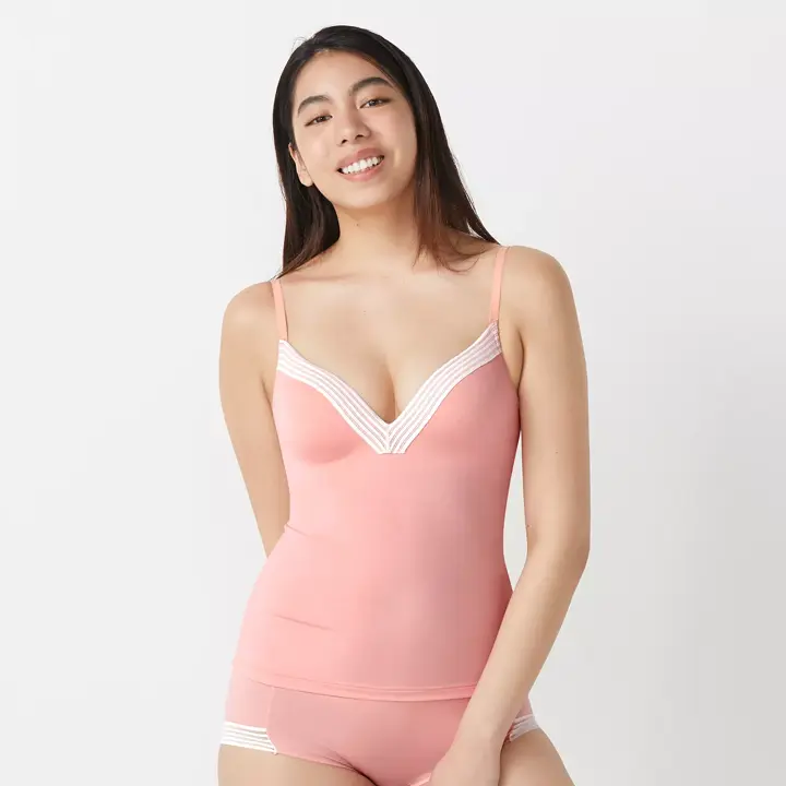 スロギー ワオ エンブレイス カップ付きキャミソール【一部カラーSALE】, , model image number 3