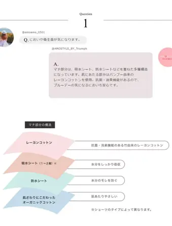 AMOSTYLEフリーダムショーツ Hikini サニタリー(レギュラー)