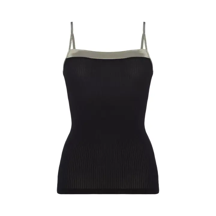 エス バイ スロギー サンデーズ キャミソール【一部カラーSALE】, ブラック, product image number 0