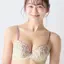 Daily AMOSTYLE 3/4カップブラ ブラ＆ショーツセット スウィートフローラ, ホワイト, model image number 0
