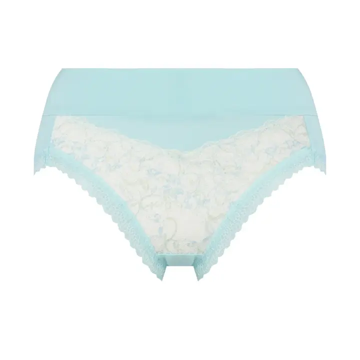 癒しのブラ631 はきこみ深めショーツ, ブルー, product image number 0