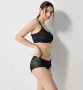 スロギー フリー オールラウンド レース ヒップスター, ブラック, model image number 3