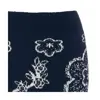 【SALE】スロギー “ほっ”とアイテム 9分丈ニットパンツ, ブルー, swatch