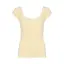 すっきりインナー5340 2分袖トップ, イエロー, product image number 0