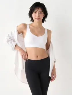 スロギー ゼロフィール 綿混 ハーフトップ