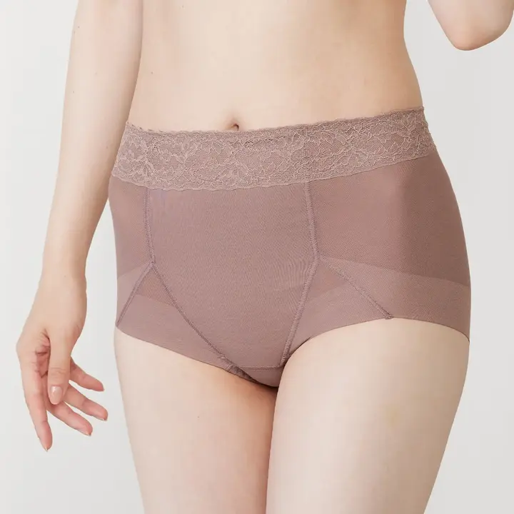 ボディライナー8120 はきこみ深めショーツ, ベージュ, model image number 0