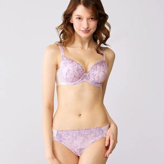 恋するブラ623 レギュラーショーツ, パープル, model image number 1