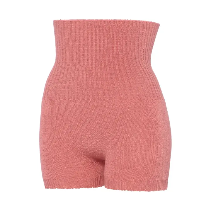 スロギー “ほっ”とアイテム(ミニウォーマー) ハラマキ付きニットパンツ, ピンク, product image number 2