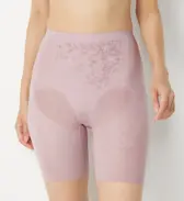 イージースタイルアップガードル ロングガードル, パープル, model image number 0